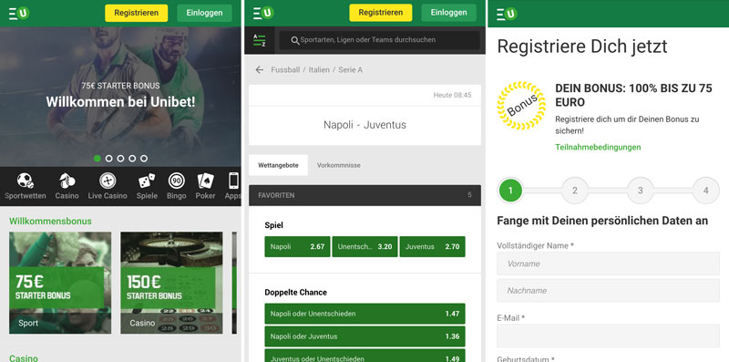 Unibet Mobile App Unibet Mobile App