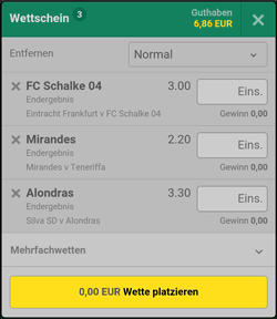 Bet365 Wettabgabe