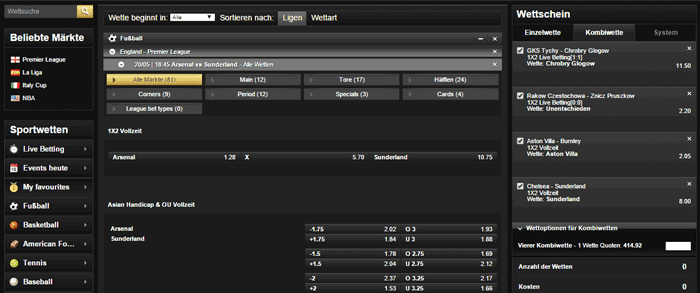 RealDealBet Wetten