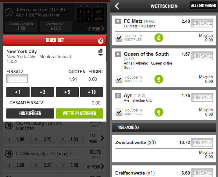 Ladbrokes Wettscheine