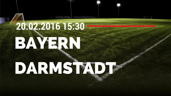 FC Bayern München - SV Darmstadt 98 20.02.2016 Tipp