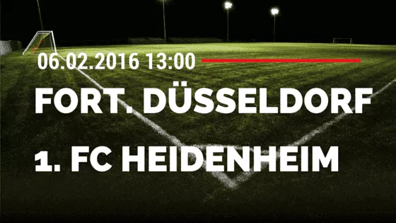 Fortuna Düsseldorf – 1. FC Heidenheim 06.02.2016 Tipp
