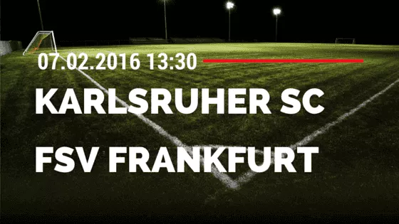 Karlsruher SC – FSV Frankfurt 06.02.2016 Tipp