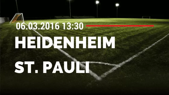 1. FC Heidenheim – FC St. Pauli 06.03.2016 Tipp