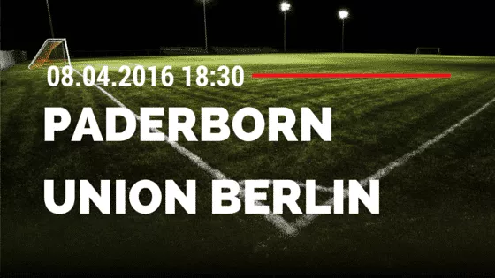SC Paderborn vs 1. FC Union Berlin 08.04.2016 Tipp