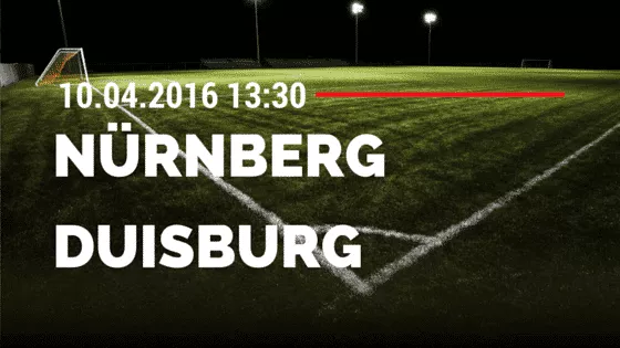 1. FC Nürnberg vs MSV Duisburg 10.04.2016 Tipp