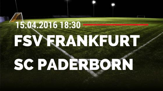 FSV Frankfurt vs SC Paderborn 15.04.2016 Tipp