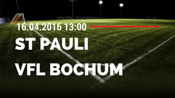 FC St. Pauli vs VfL Bochum 16.04.2016 Tipp