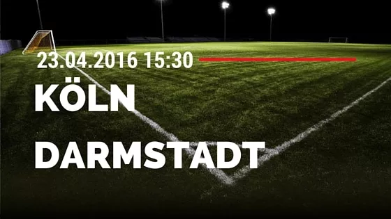 1. FC Köln vs SV Darmstadt 98 23.04.2016 Tipp