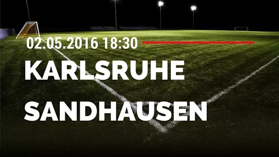 Karlsruher SC vs SV Sandhausen 02.05.2016 Tipp