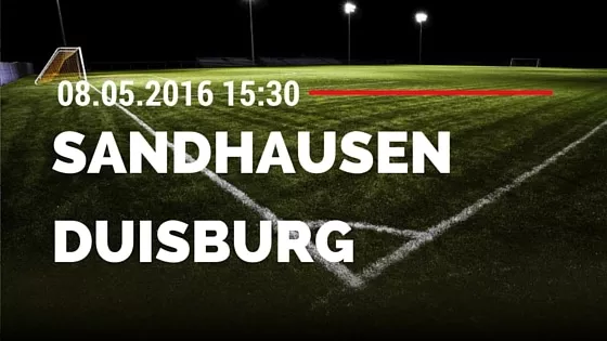SV Sandhausen vs MSV Duisburg 08.05.2016 Tipp