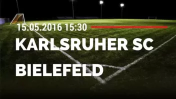 Karlsruher SC vs Arminia Bielefeld 15.05.2016 Tipp