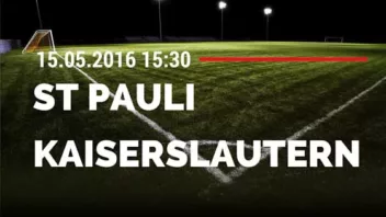 FC St. Pauli vs 1. FC Kaiserslautern 15.05.2016 Tipp