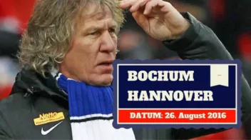 VfL Bochum vs Hannover 96 26.08.2016 Tipp