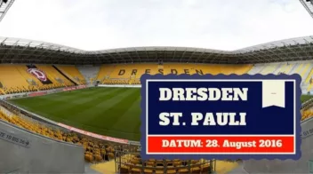 Dynamo Dresden vs FC St. Pauli 28.08.2016 Tipp