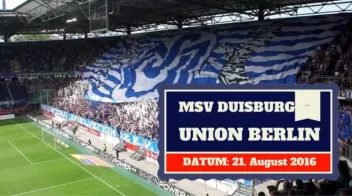 MSV Duisburg vs Union Berlin 21.08.2016 Tipp