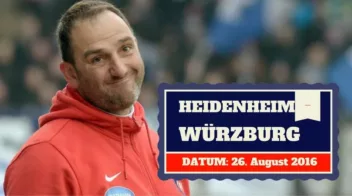 1. FC Heidenheim vs Würzburger Kickers 26.08.2016 Tipp