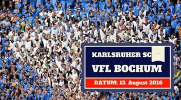 Karlsruher SC vs VfL Bochum 13.08.2016 Tipp