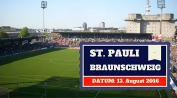 FC St. Pauli vs Eintracht Braunschweig 13.08.2016 Tipp