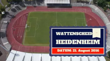 SG Wattenscheid 09 vs 1. FC Heidenheim 21.08.2016 Tipp