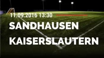 SV Sandhausen vs 1. FC Kaiserslautern 11.09.2016 Tipp und Quoten