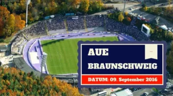 Erzgebirge Aue vs Eintracht Braunschweig 09.09.2016 Tipp