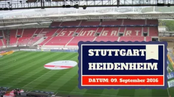 VfB Stuttgart vs 1. FC Heidenheim 09.09.2016 Tipp und Quoten