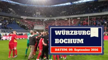 Würzburger Kickers vs VfL Bochum 09.09.2016 Tipp und Quoten