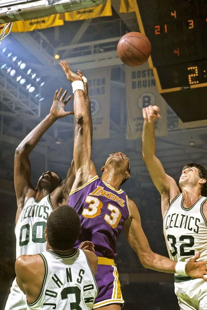 Los Angeles Lakers und die Boston Celtics (Basketball)