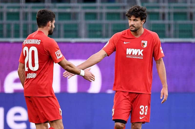Augsburg players