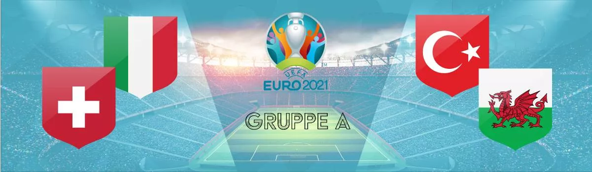 Gruppe A Tipps Quoten | Wetten auf den Gruppensieger A zur EM 2021 ( Italien, Schweiz, Türkei, Wales).