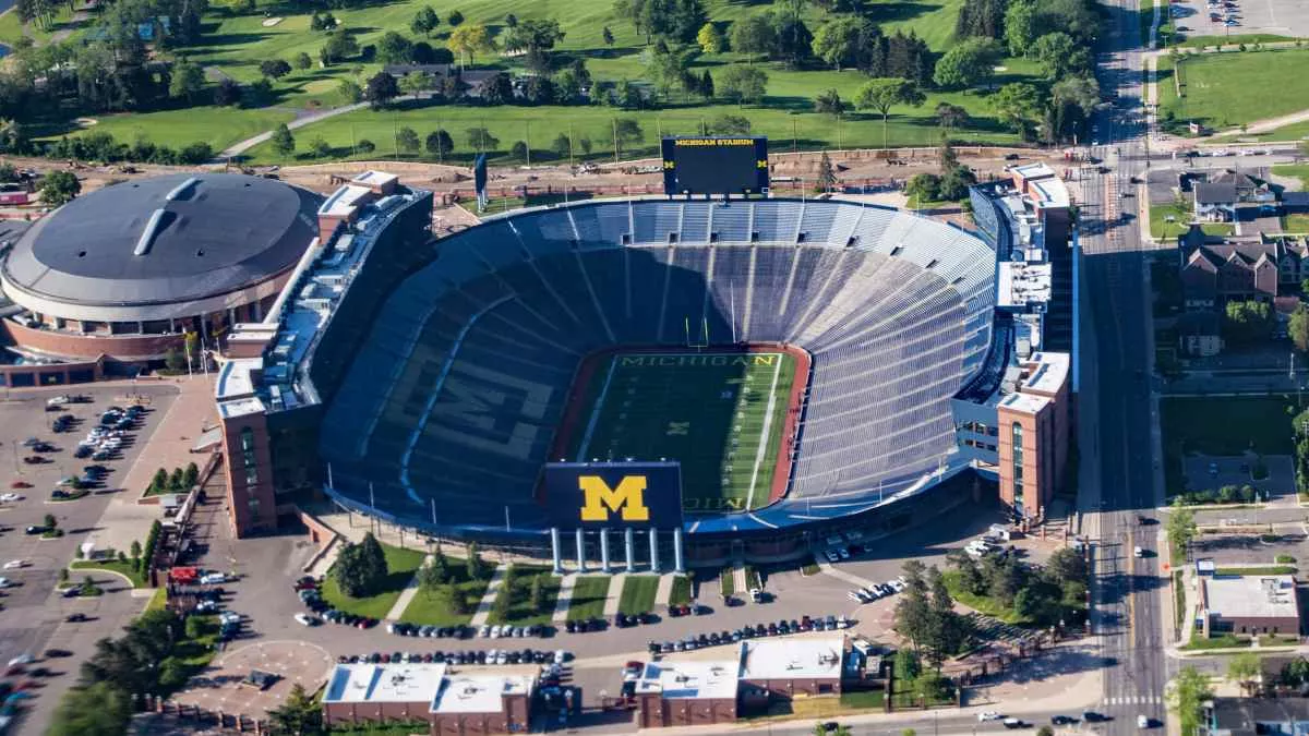 Platz 2 der größten Stadien der Welt: Michigan Stadium, USA: