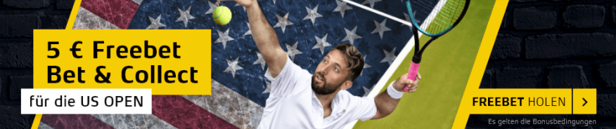 US Open Tennis Gratiswette