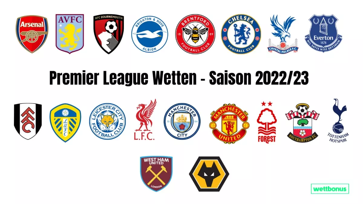 Premier League Wetten - Saison 2022-23