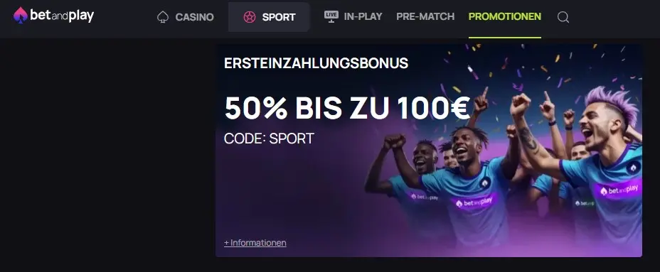 betandplay Willkommensbonus