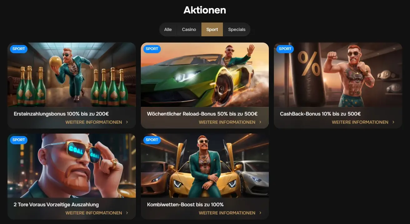 MrPunter Aktionen