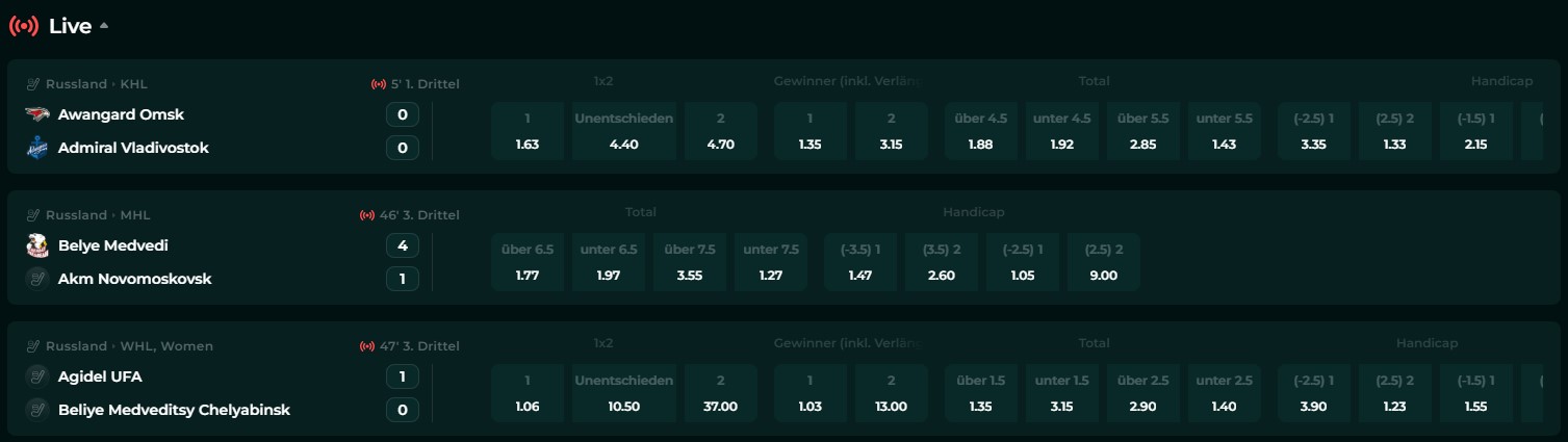 savasport Livewetten