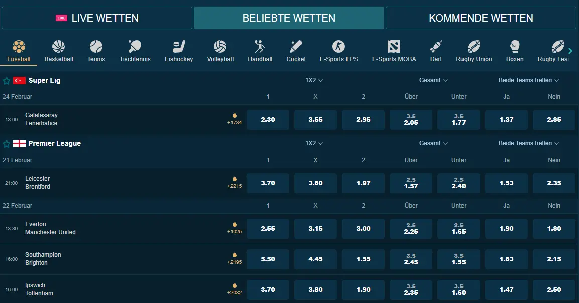 BetAlice Sportwetten