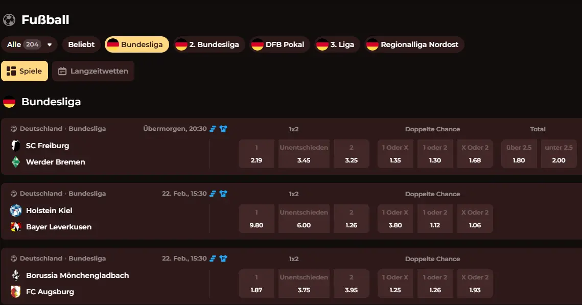 Vincispin Sportwetten