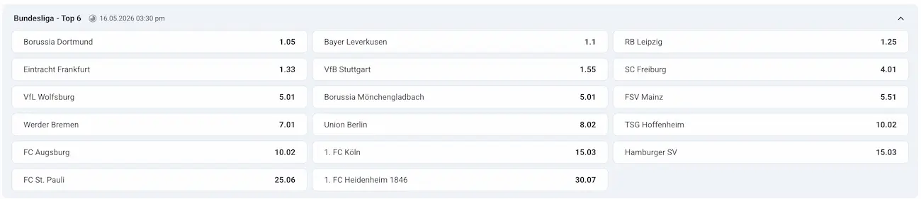 Bundesliga Top-6