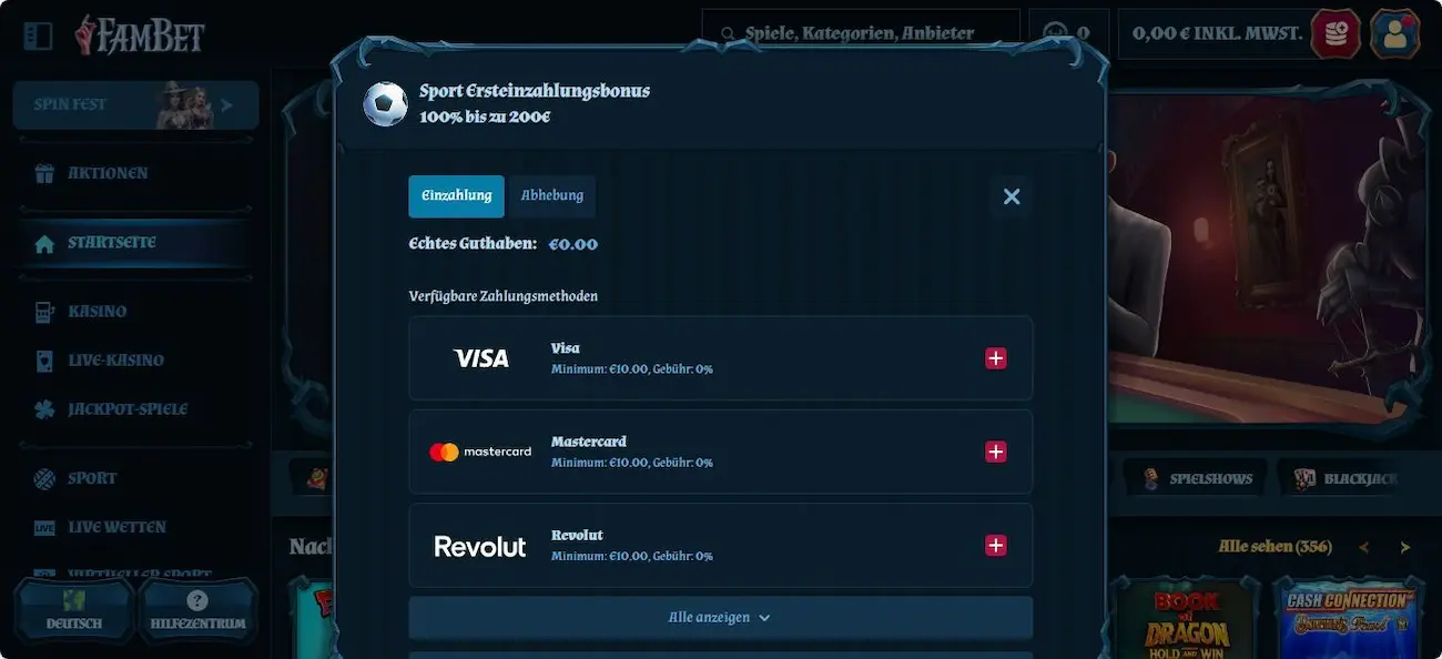 FamBet Bonus