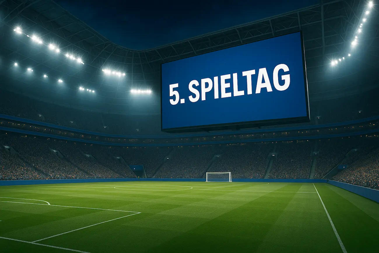 Bundesliga Tipps zum 5. Spieltag der Saison 2025/26