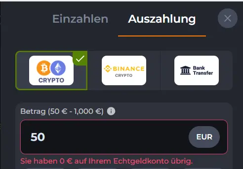 Corgibet Erfahrung mit der Auszahlung