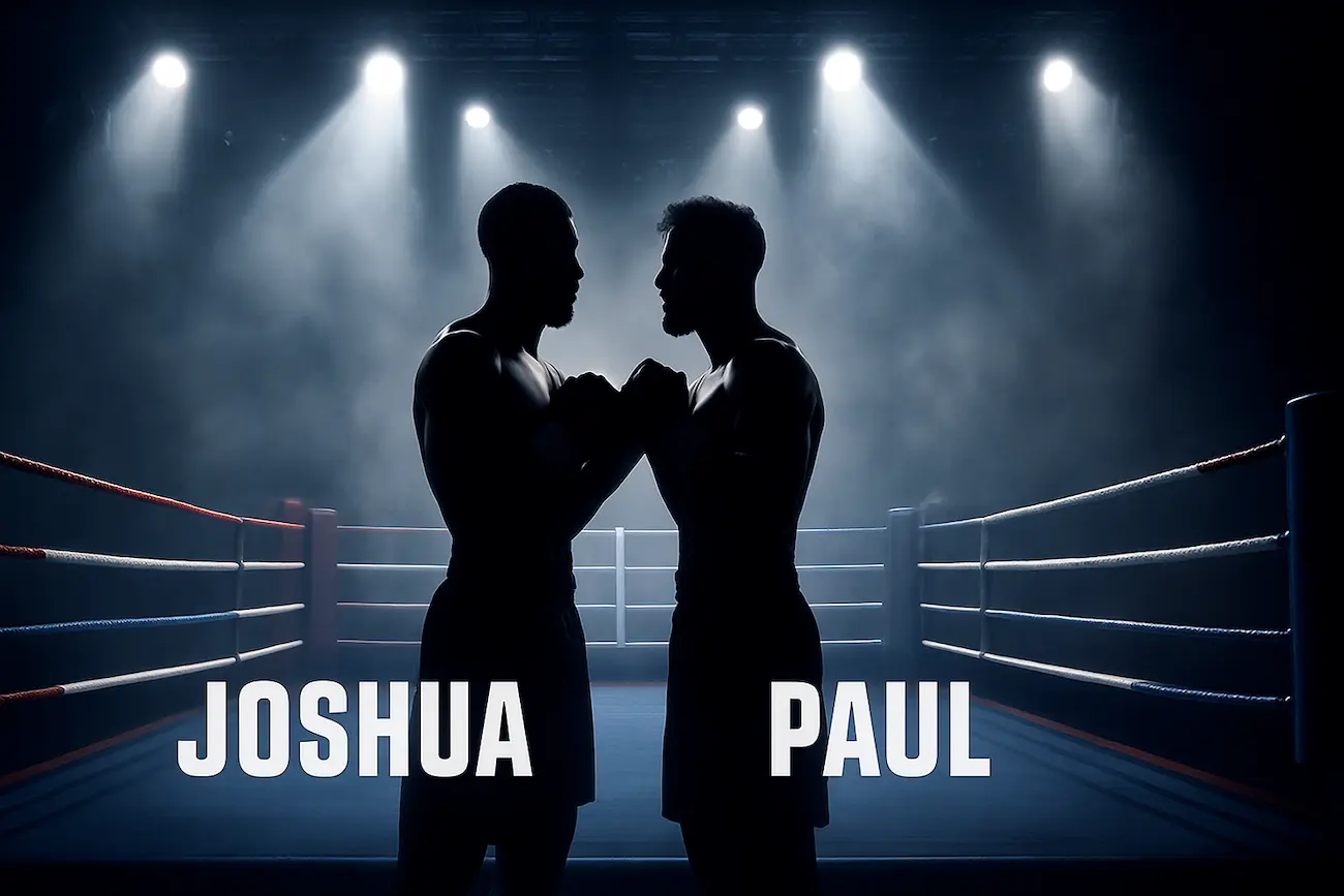 Joshua vs. Paul Tipp & Prognose // Bild: Eigenes/KI