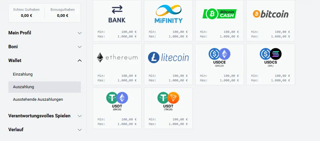 Rizzio Auszahlung Erfahrung