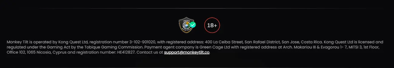 Monkey Tilt Review: Blick auf die Lizenz