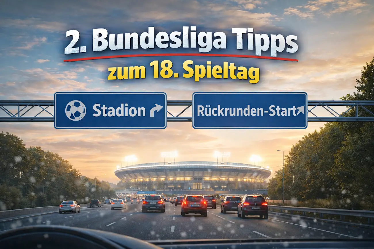 2. Bundesliga Tipps zum 18. Spieltag // Bild: Eigenes/KI