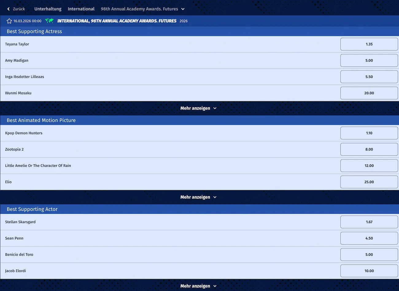 BigClash Unterhaltungswetten