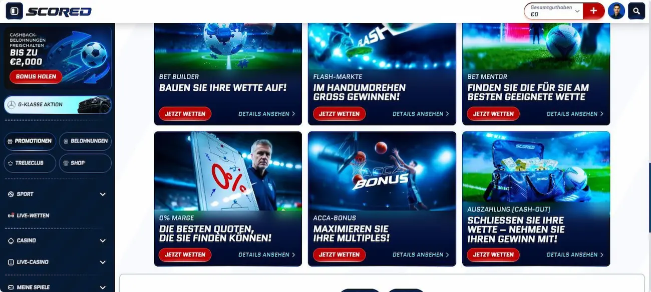 Scored Erfahrungen zum Bonus