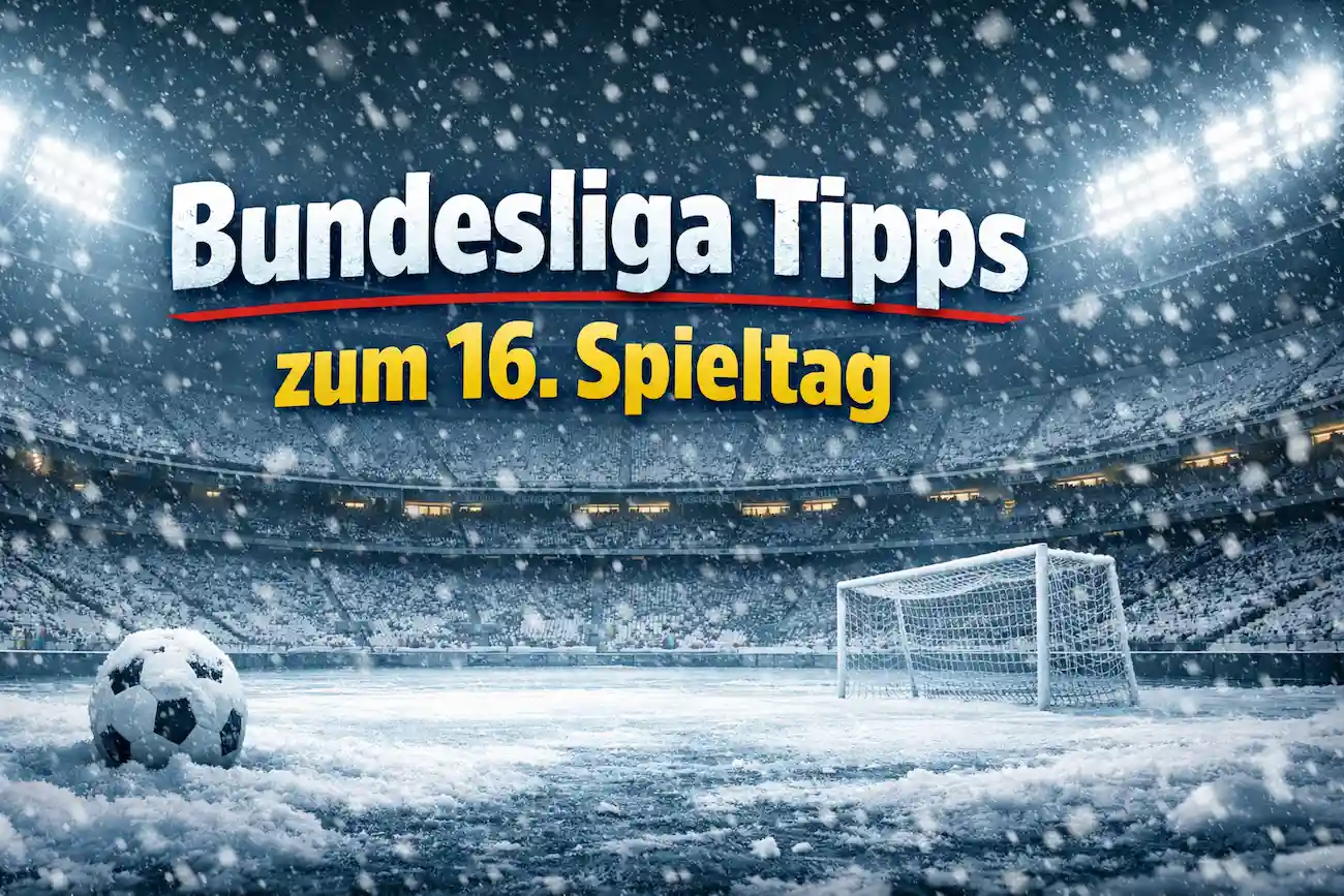 Bundesliga Tipps zum 16. Spieltag // Bild: Eigenes/KI